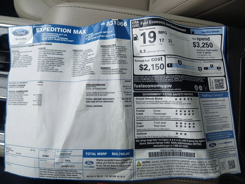 2021 Ford Expedition Max XLT